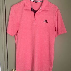 Adidas Men's Coral Polo Shirt Sz Small